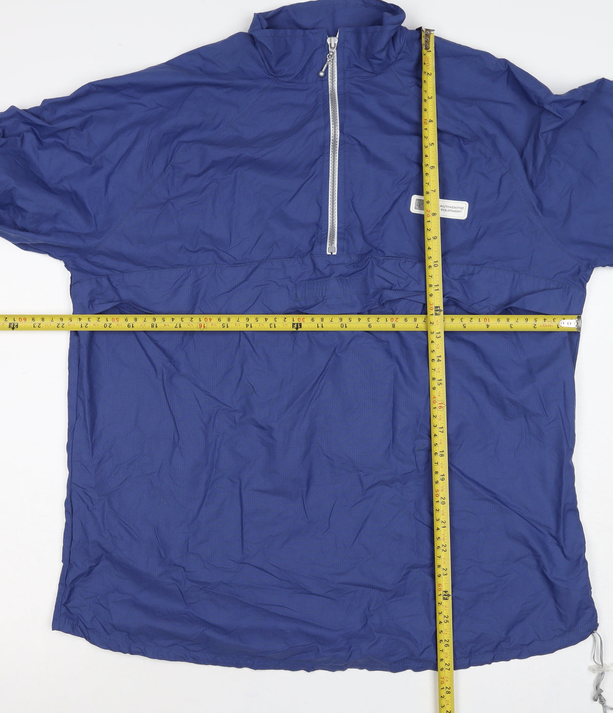 USA Pro Men’s Blue M Anorak Windbreaker 1/4 Zip Lightweight Jacket