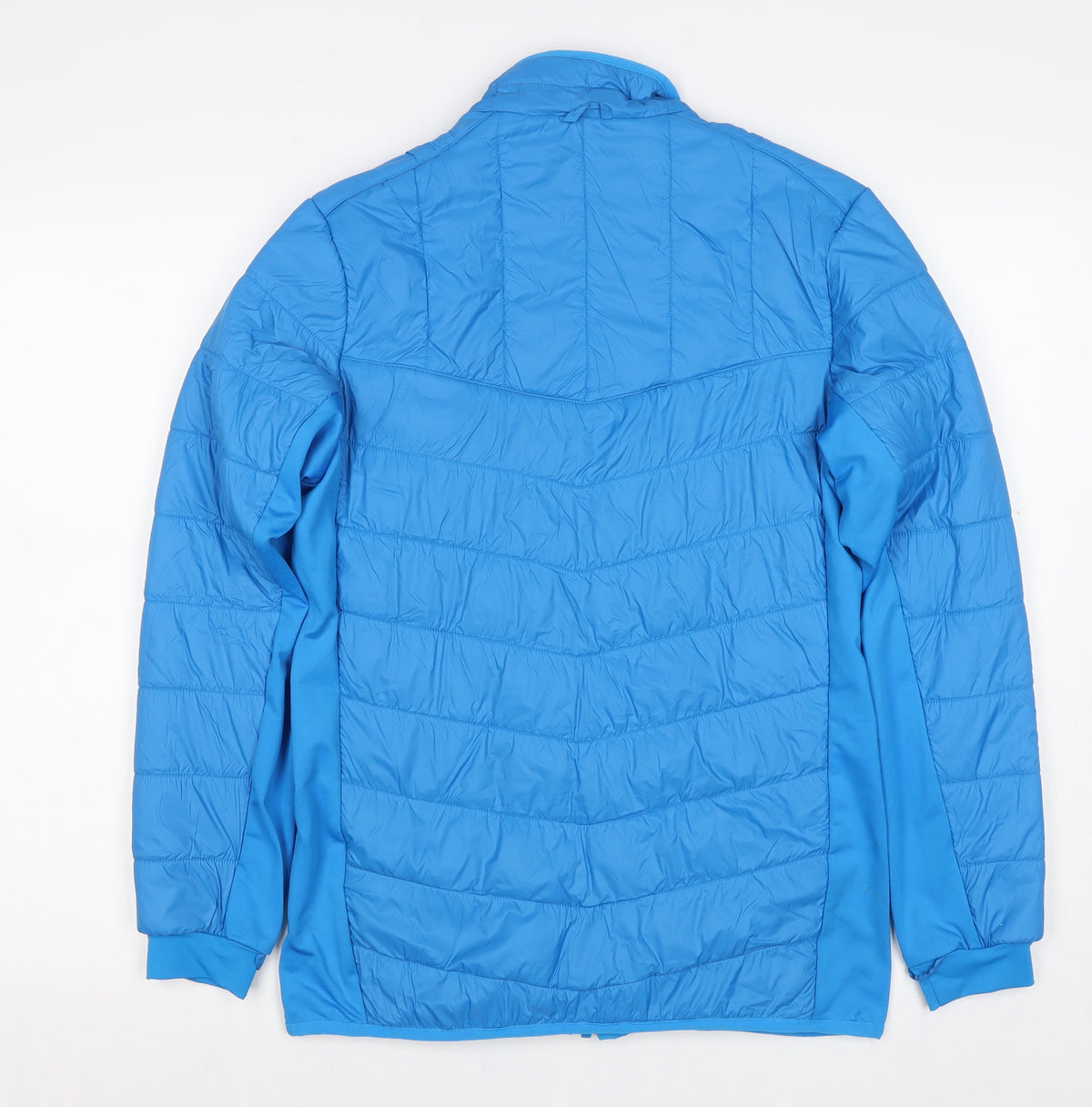 Quechua Boys Blue 14-15 Years Puffer Jacket Full Zip Fleece Lined