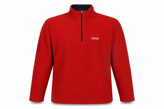 Regatta Men’s Red XL 1/4 Zip Fleece Sweatshirt High Neck Outdoor