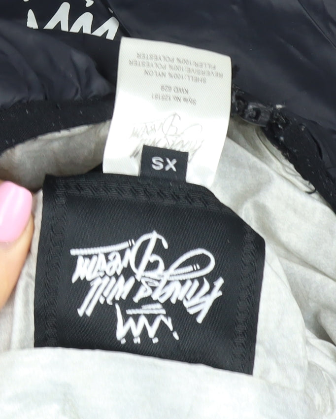 Kings Will Dream Men's Black XS Hooded Quilted Puffer Jacket
