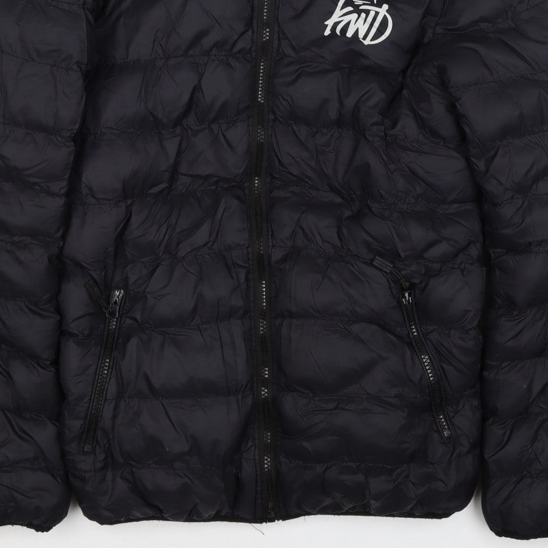 Kings Will Dream Men's Black XS Hooded Quilted Puffer Jacket