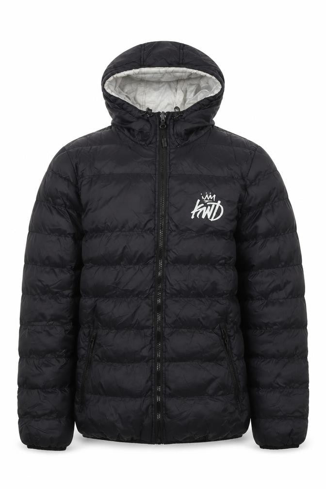 Kings Will Dream Men's Black XS Hooded Quilted Puffer Jacket
