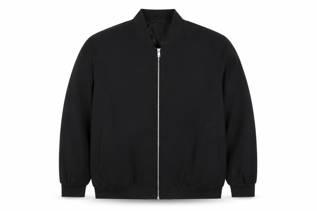 Marks and Spencer Men Black 2XL Bomber Jacket Water Resistant
