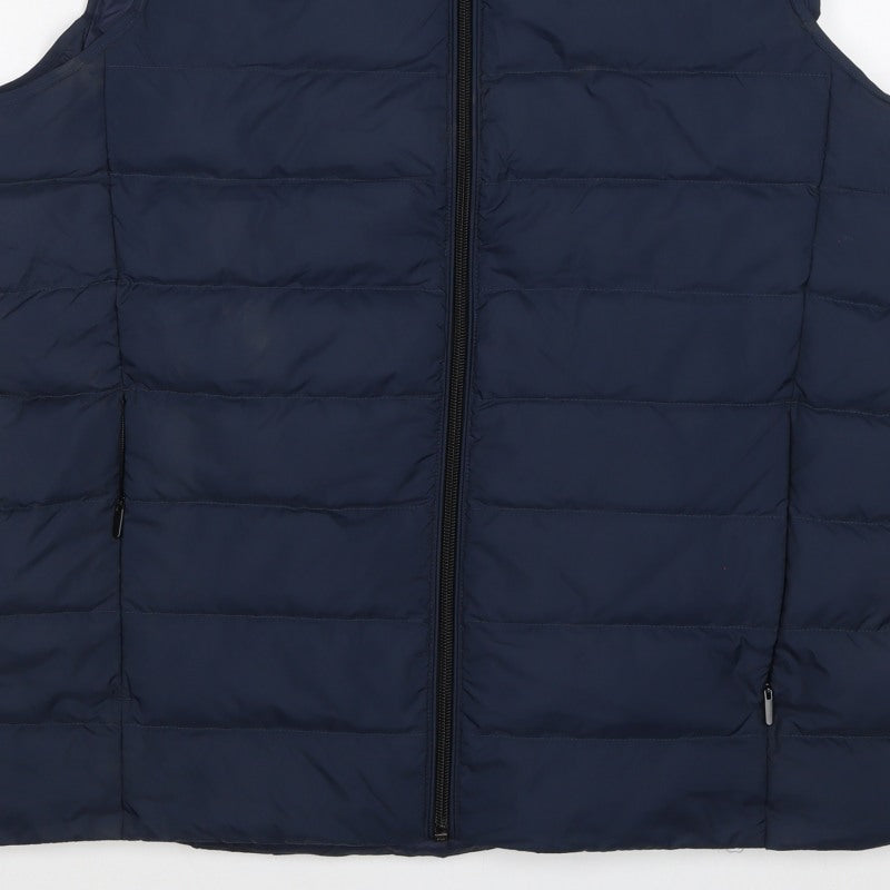 Marks & Spencer Men’s Blue M Quilted Puffer Bodywarmer Gilet