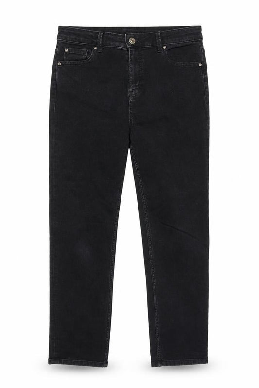 Marks & Spencer Women’s Black Size 14 Regular Sienna Straight Jeans