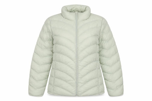 M&S Women’s Light Mint Green UK 12 Quilted Down Puffer Jacket