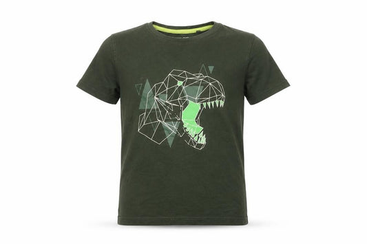 Mountain Warehouse Boys Green 7-8 Years Dinosaur Graphic T-Shirt