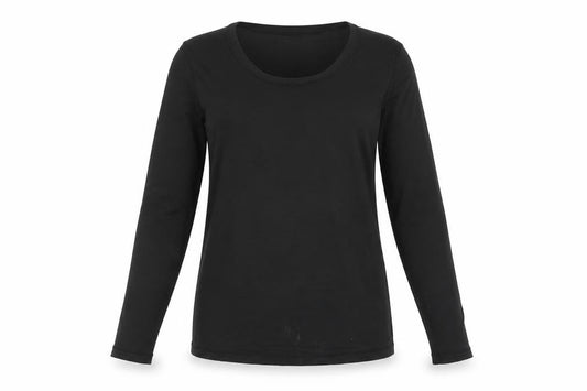 Mountain Warehouse Women Black UK 12 Isotherm Thermal Long Sleeve T-Shirt
