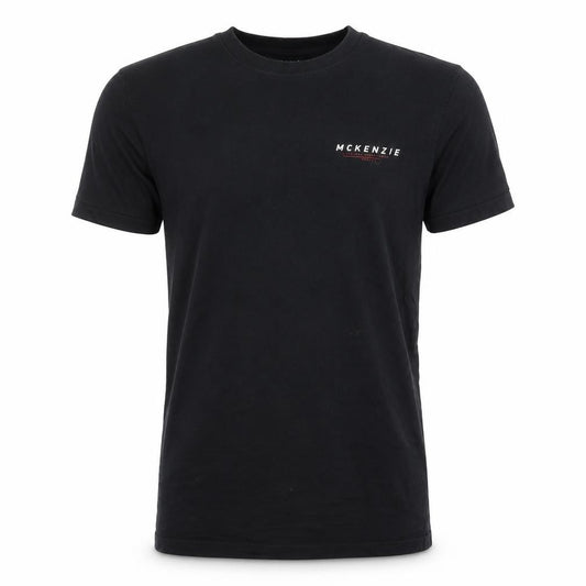 McKenzie Men's Black XS Logo Crew Neck Short Sleeve T-Shirt