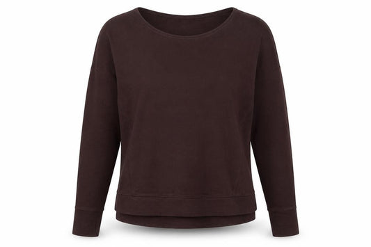 Sweaty Betty Women Brown S Pullover Long Sleeve Crew Neck Activewear Top