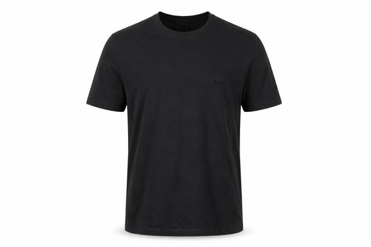 BOSS Mens Black Logo Crew Neck Short Sleeve T-Shirt Size L