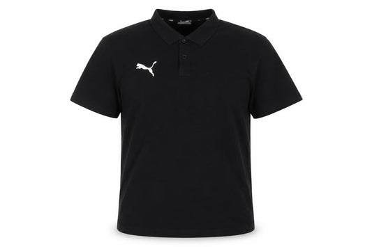 Puma Men’s Black Logo Short Sleeve Polo Shirt Size L