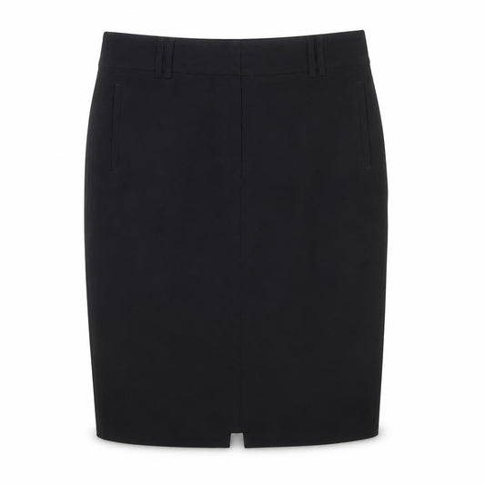 Marks & Spencer Women Black UK 12 Pencil Knee Length Work Skirt