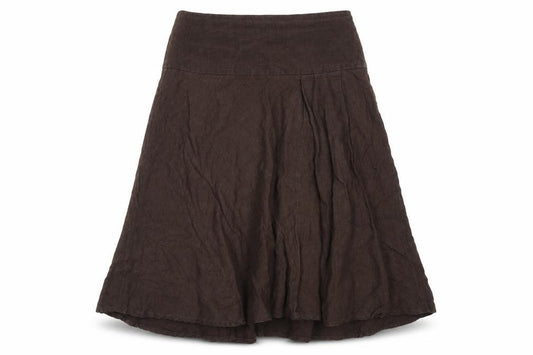 GAP Women’s Brown Size 6 Cotton A-Line Knee Length Skirt