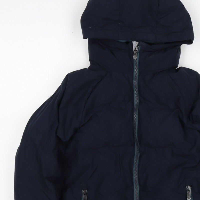 Next Boys Blue 7 Years Hooded Padded Puffer Jacket Full Zip