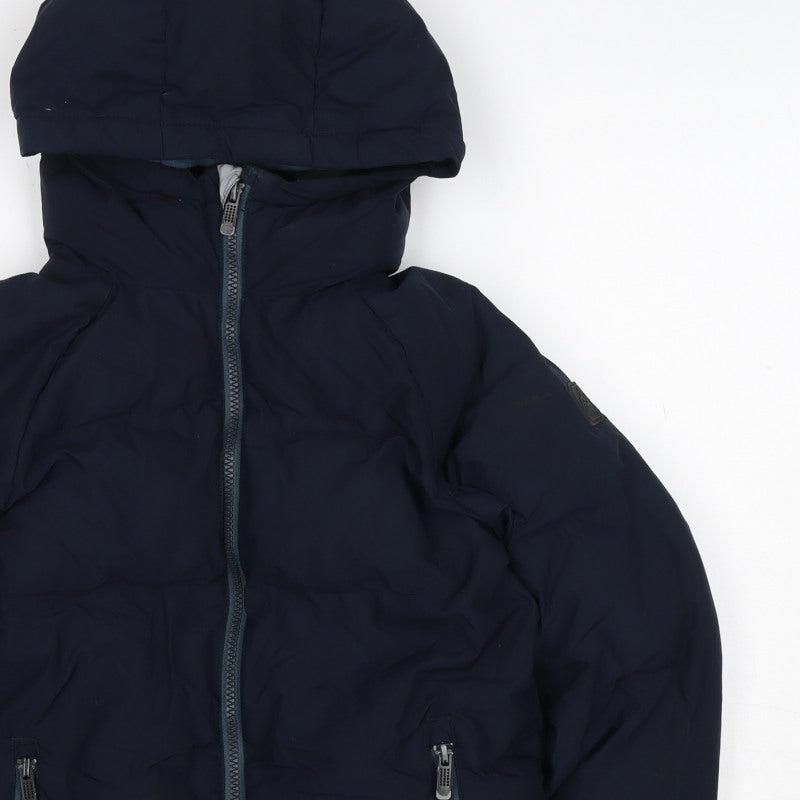 Next Boys Blue 7 Years Hooded Padded Puffer Jacket Full Zip