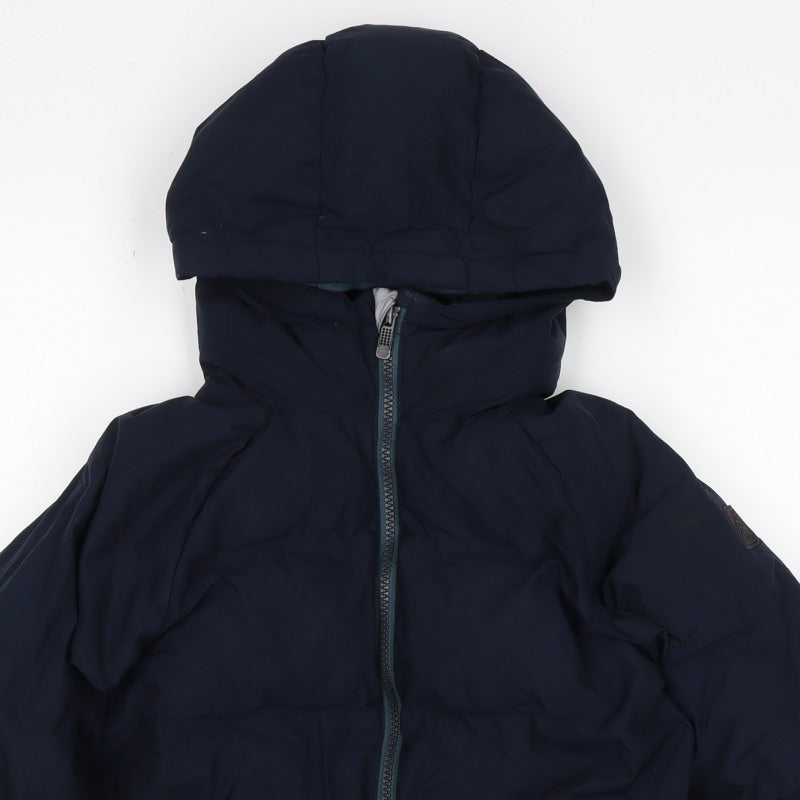 Next Boys Blue 7 Years Hooded Padded Puffer Jacket Full Zip