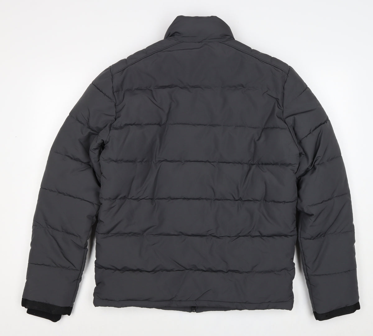 Marks and Spencer Men Black S Puffer Jacket Quilted Insulated