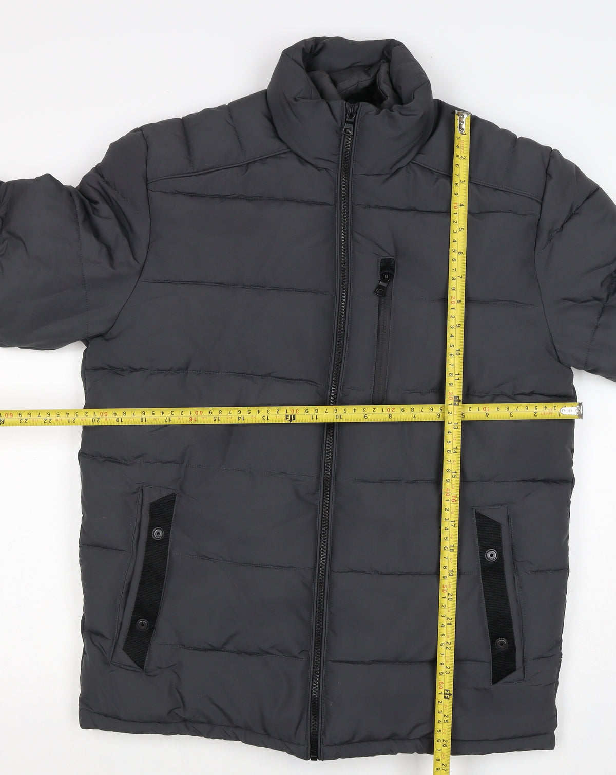 Marks and Spencer Men Black S Puffer Jacket Quilted Insulated