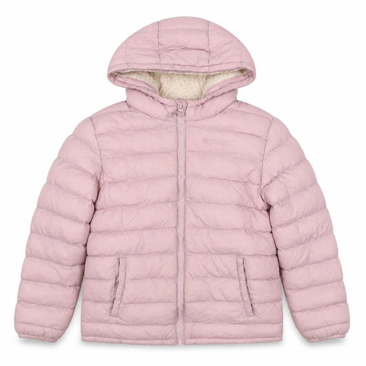 Mountain Warehouse Girls Pink 7-8 Years Hooded Puffer Jacket