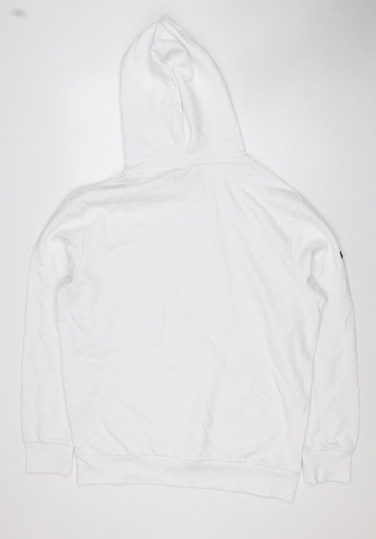 Superdry Men’s White XL Pullover Hoodie Logo Kangaroo Pocket