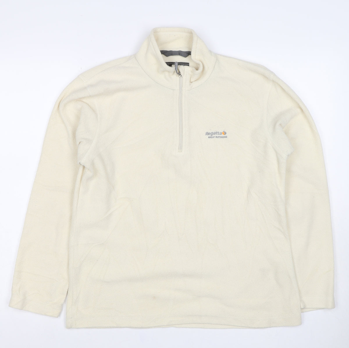 Regatta Women Ivory UK 12 1/4 Zip Fleece Sweatshirt Pullover