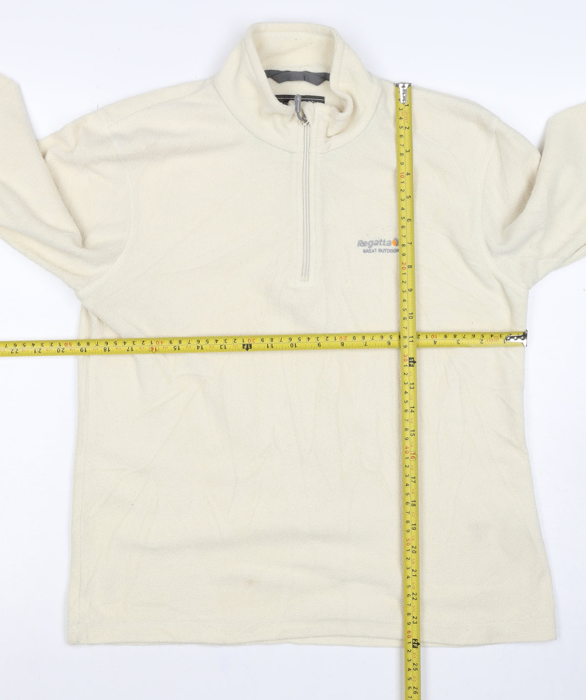 Regatta Women Ivory UK 12 1/4 Zip Fleece Sweatshirt Pullover
