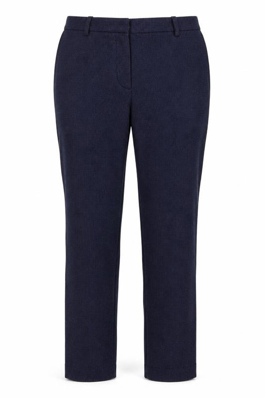 ASOS Women’s Navy Check Straight Trousers W32 L32