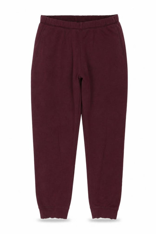 UNIQLO Men Red L Jogger Sweatpants Elastic Waist Cotton