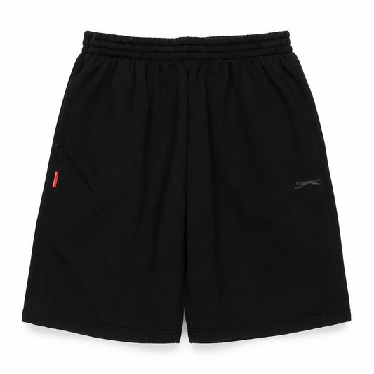 Slazenger Men’s Black M Sweat Shorts Drawstring Elastic Waist Sports