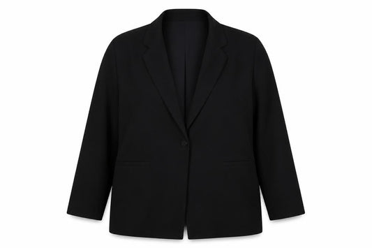 ASOS Design Women’s Black UK 14 Long Single-Breasted Blazer