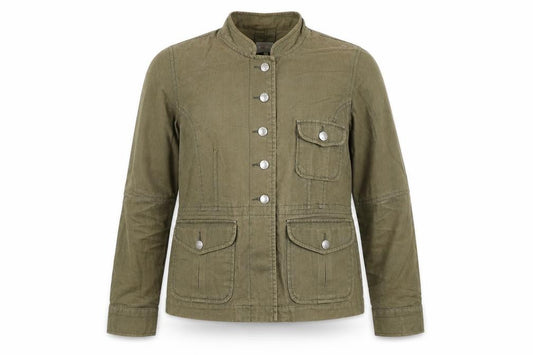 Per Una Women’s Green UK 14 Military Utility Button Jacket