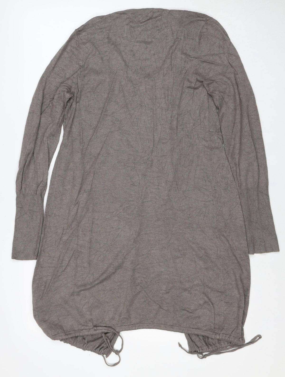 Marks and Spencer Women Grey Size 12 Button Knit Cardigan
