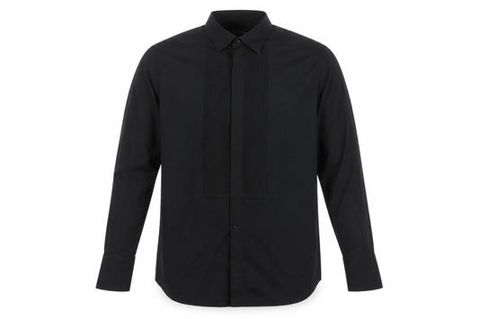 Debenhams Black Tie Men's Black 18.5in Pleated Cotton Formal Dress Shirt