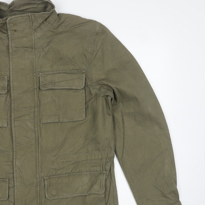 Marks and Spencer Men’s Green M Military Canvas Field Jacket