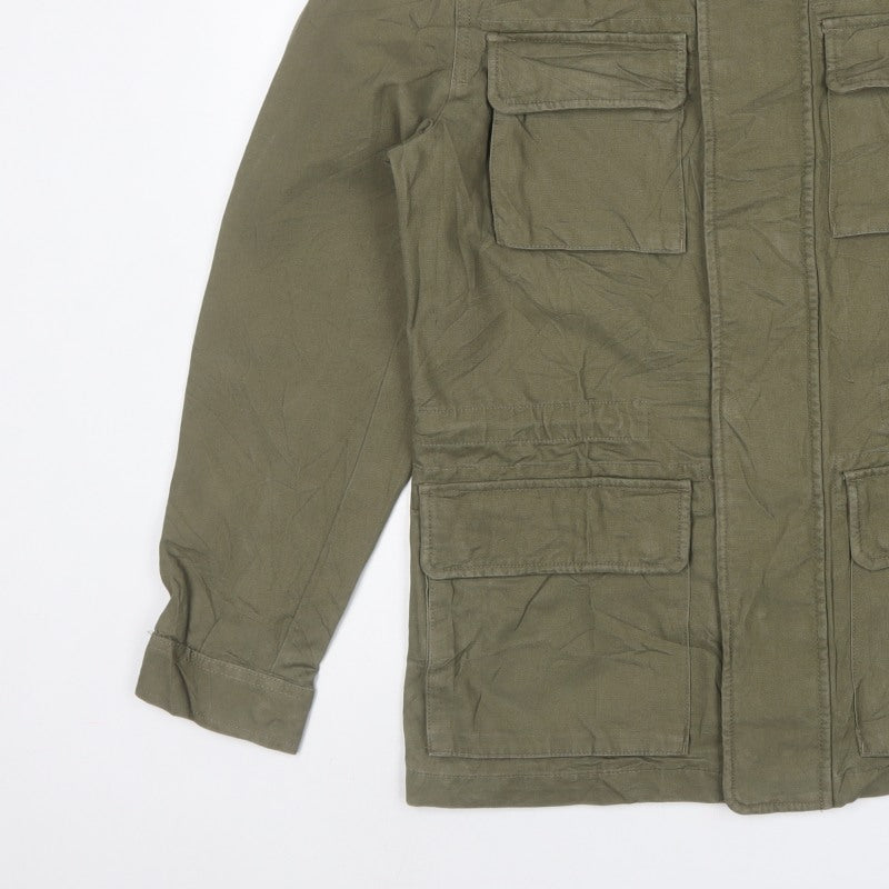 Marks and Spencer Men’s Green M Military Canvas Field Jacket
