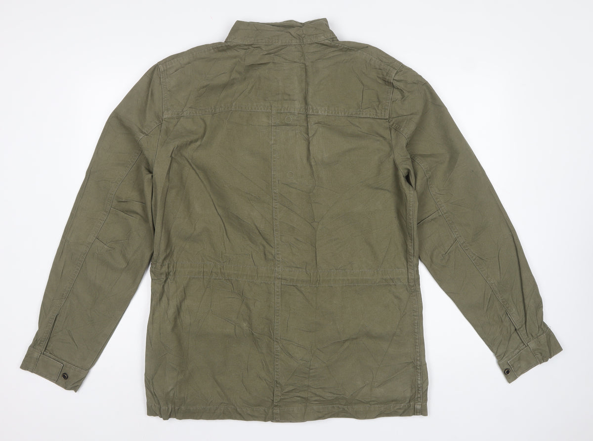 Marks and Spencer Men’s Green M Military Canvas Field Jacket