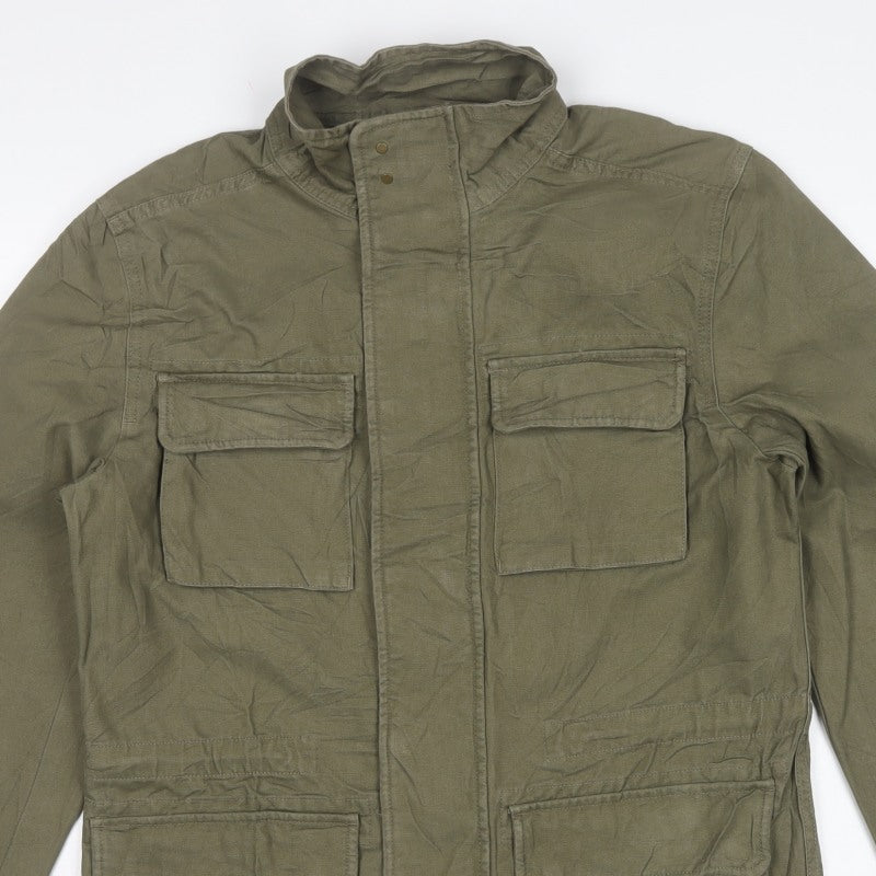Marks and Spencer Men’s Green M Military Canvas Field Jacket