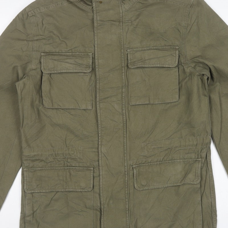 Marks and Spencer Men’s Green M Military Canvas Field Jacket