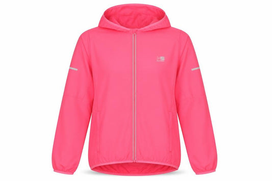 Karrimor Women Pink UK 10 Run Hooded Reflective Windbreaker Jacket