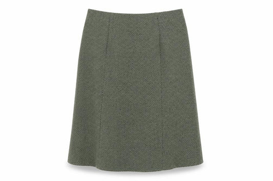 Honor Millburn Women’s Green Geometric A-Line Knee Length Skirt Size 16