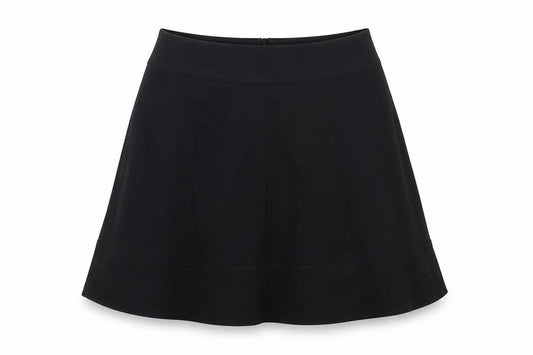 Oasis Women Black UK 14 A-Line Knee Length Workwear Skirt