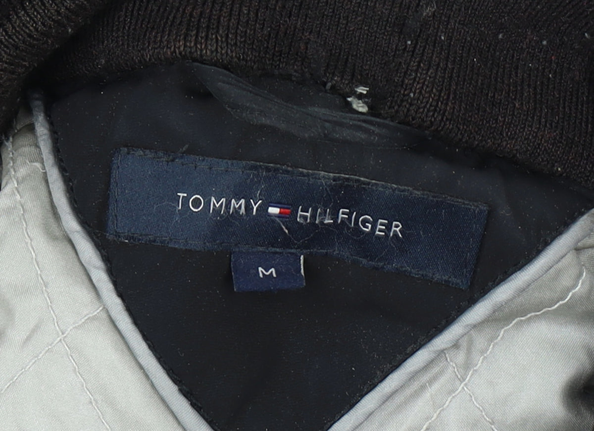 Tommy Hilfiger Men’s Black M Bomber Jacket Padded Full Zip