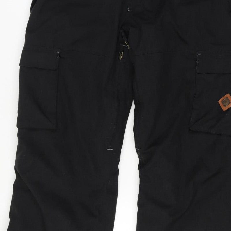 No Fear Men’s Black Large Snow Pants Ski Cargo Trousers