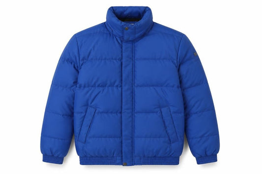 Hugo Boss Boys Blue 14 Years Puffer Jacket Quilted Insulated Logo