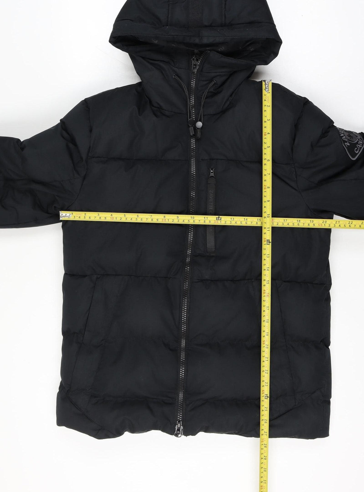 Zavettti Canada Men's Black S Hooded Insulated Puffer Jacket