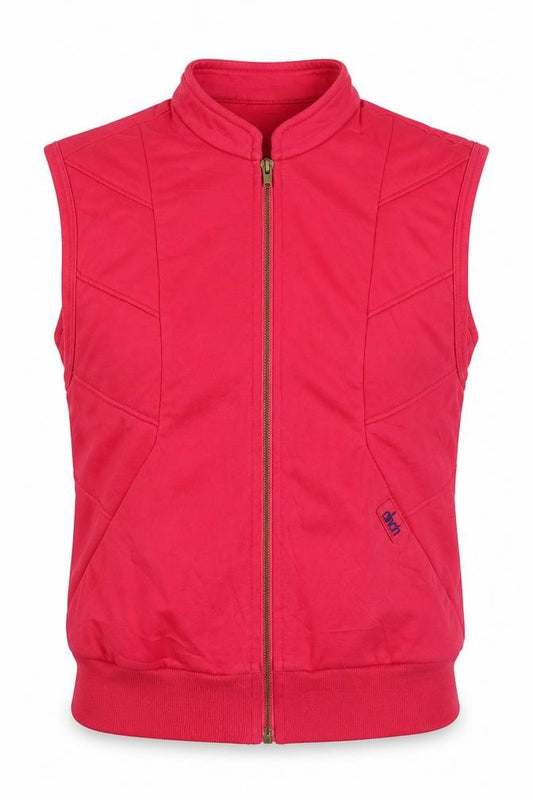 Cinch Women’s Red Size 12 Sleeveless Full Zip Fleece Waistcoat
