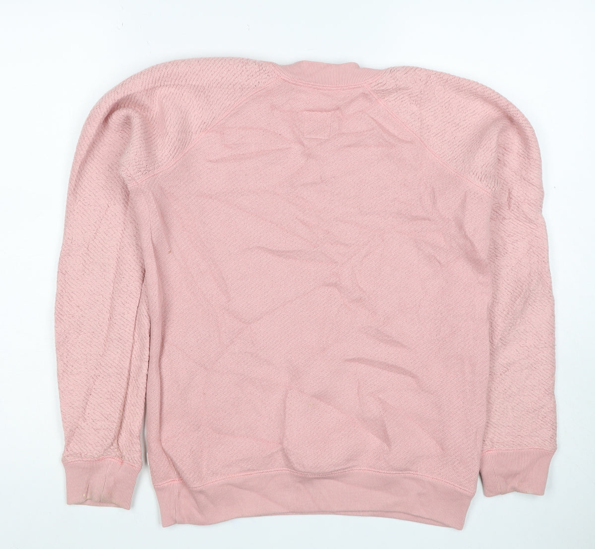 Jack Wills Women’s Pink UK 8 Crew Neck Raglan Sleeve Pullover Jumper