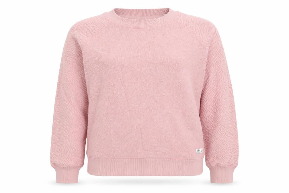 Jack Wills Women’s Pink UK 8 Crew Neck Raglan Sleeve Pullover Jumper