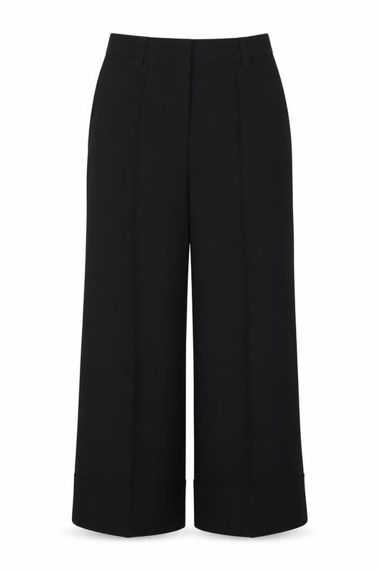 Next Women’s Black UK 14 Straight Leg Tailored Dress Trousers
